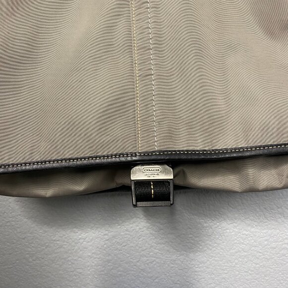 Coach Leather and Nylon Messenger Bag - Picture 3 of 8